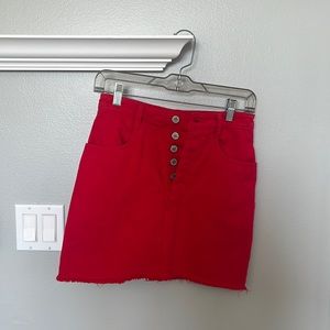 brandy melville denim skirt size small